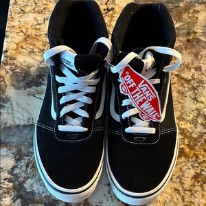 Vans Classic Black and White Sneakers